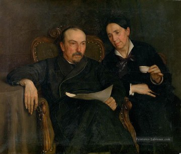  artist - Le poète Jan Van Beers et son épouse les parents de l’artiste Jan Van Beers